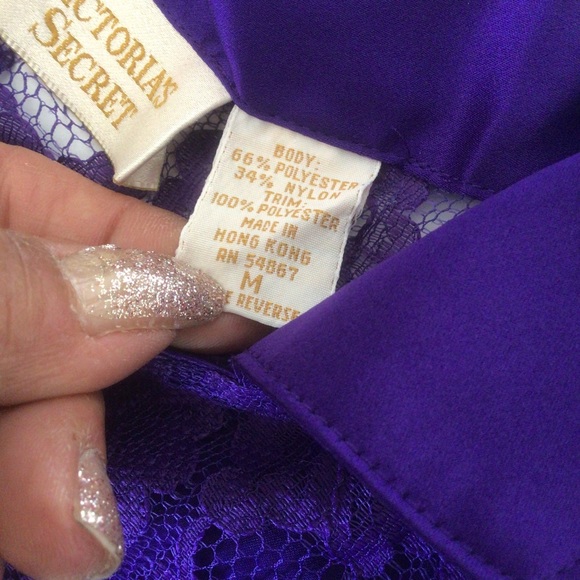 VICTORIAS SECRET GOLD LABEL VINTAGE LACE PAJAMA TOP MEDIUM. - Picture 10 of 16